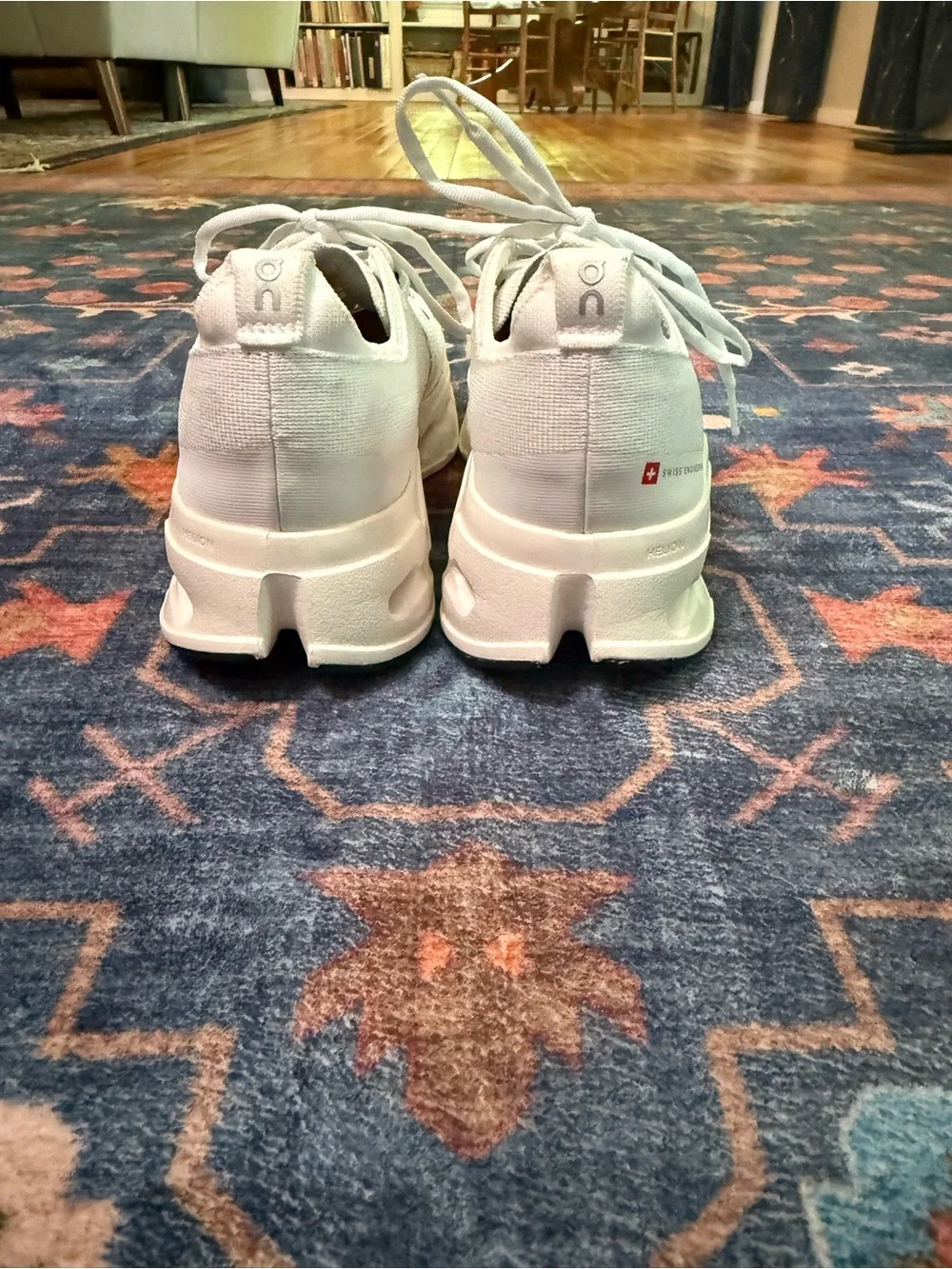 On Cloud Running Cloudsurfer Max Women's Athletic Shoes - White - Picture 4 of 5